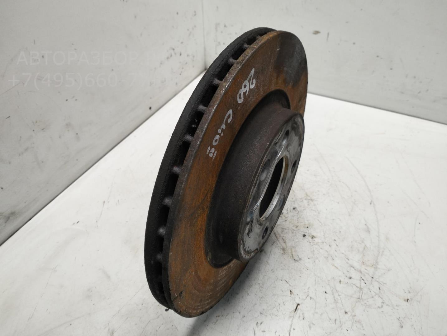 Диск тормозной передний вентилируемый