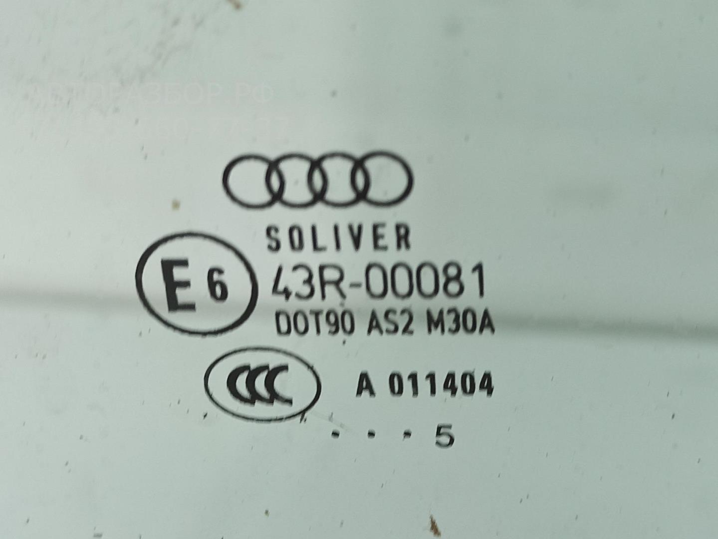 Стекло двери задней левой