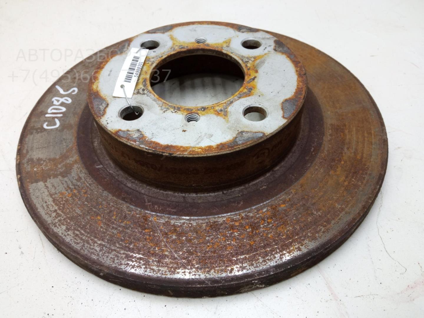 Диск тормозной передний вентилируемый