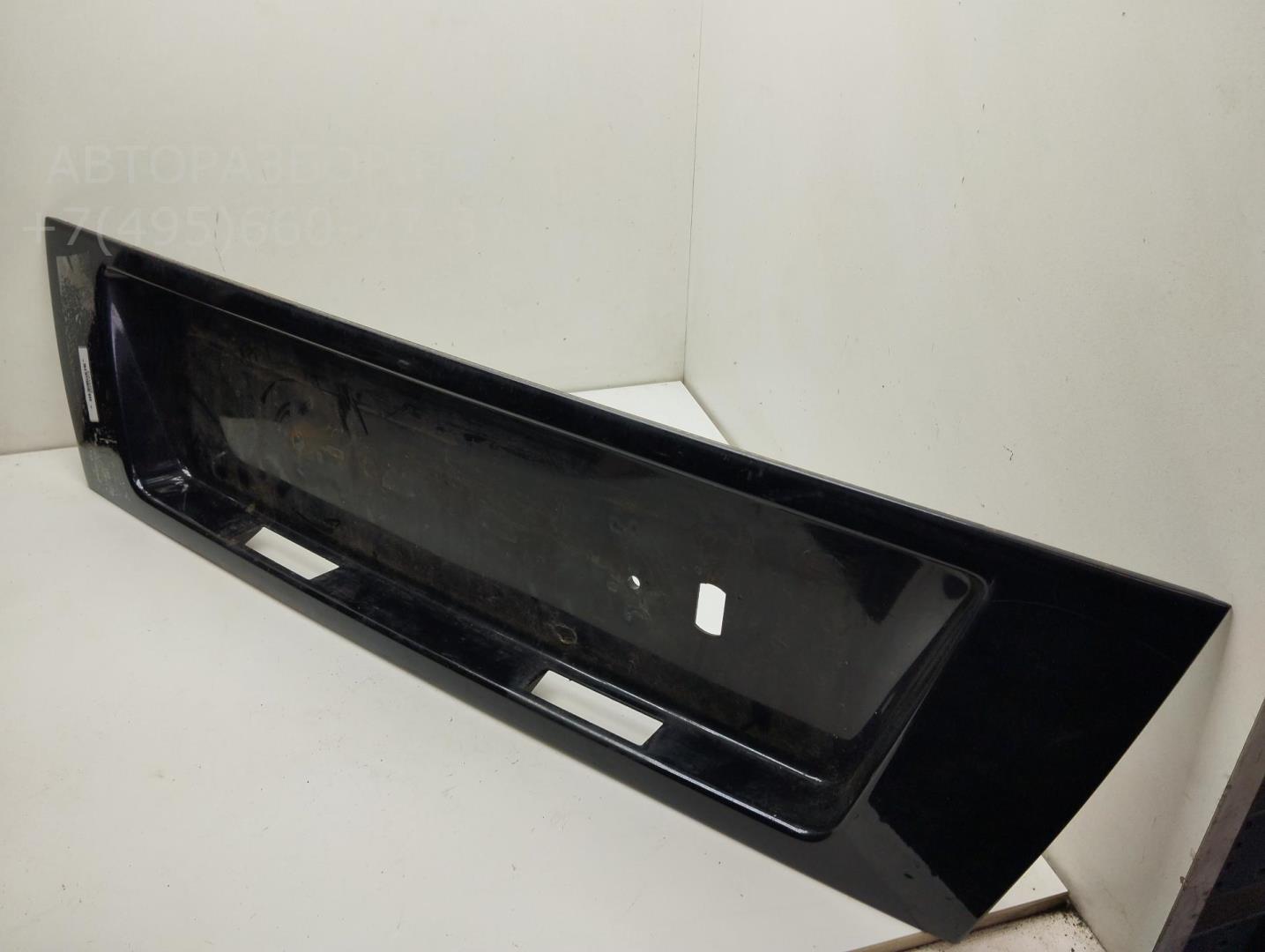 Накладка переднего бампера под номер