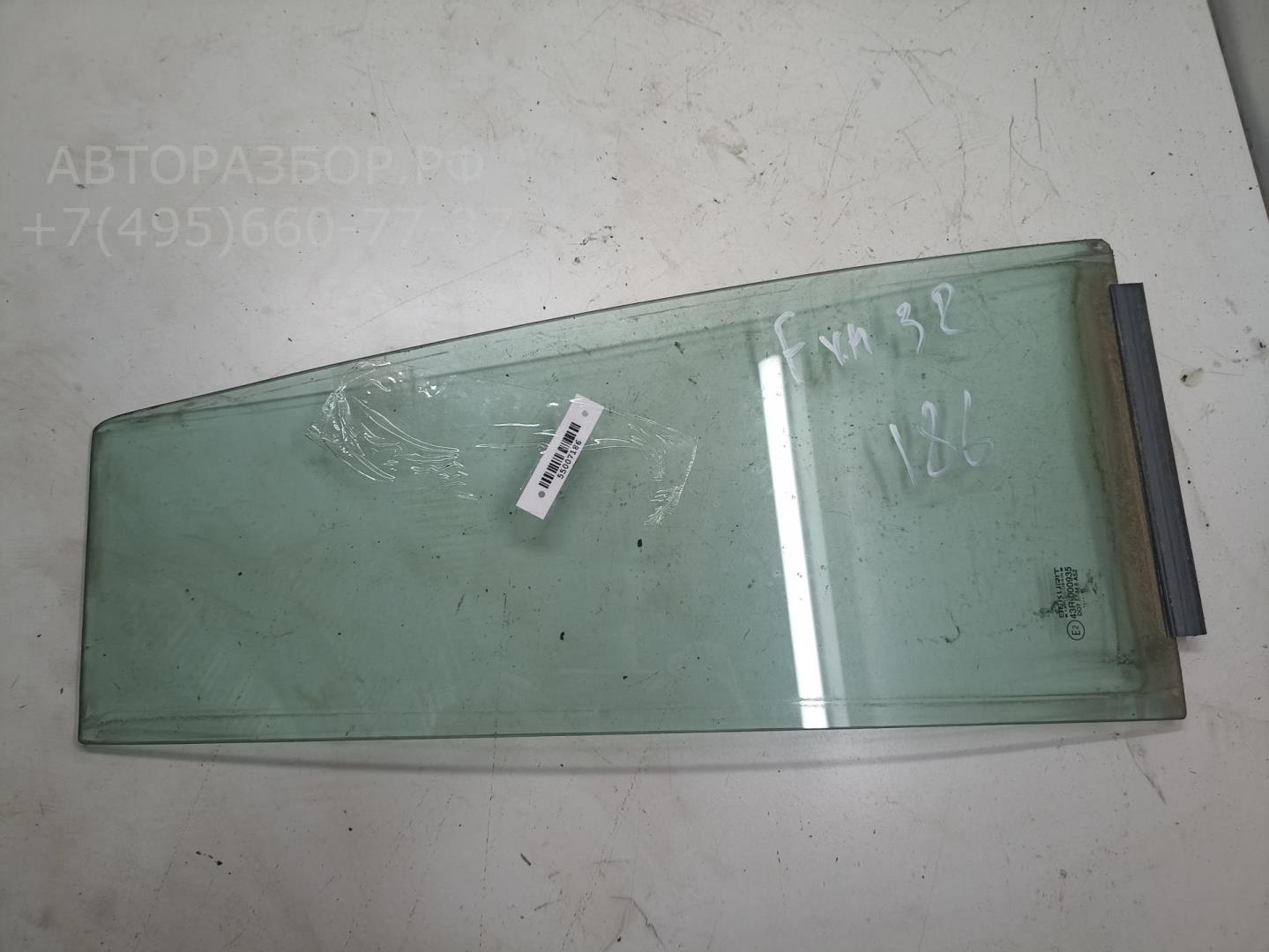 Стекло двери задней правой (форточка)