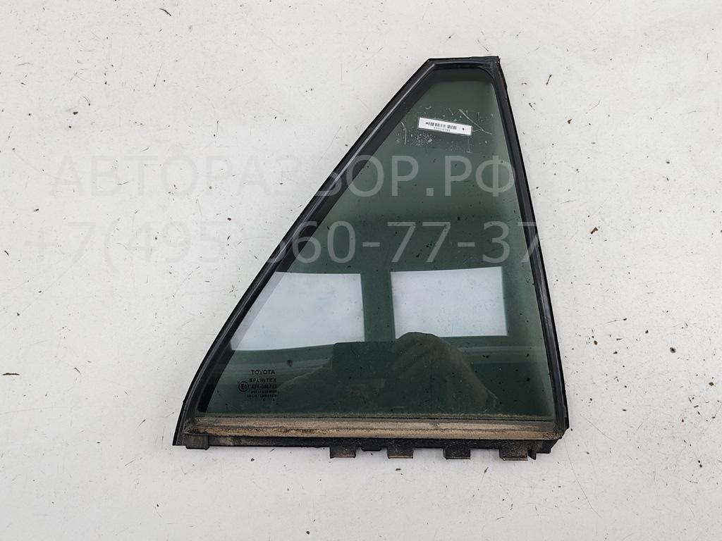 Стекло двери задней правой (форточка)