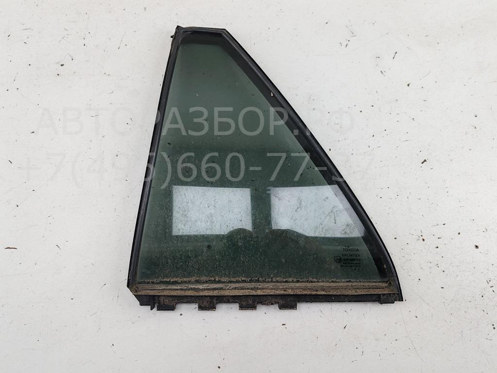 Стекло двери задней левой (форточка)