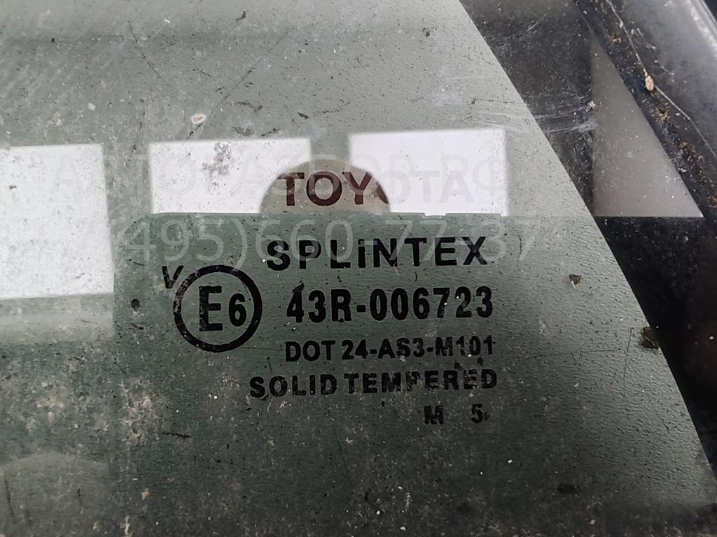 Стекло двери задней левой (форточка)