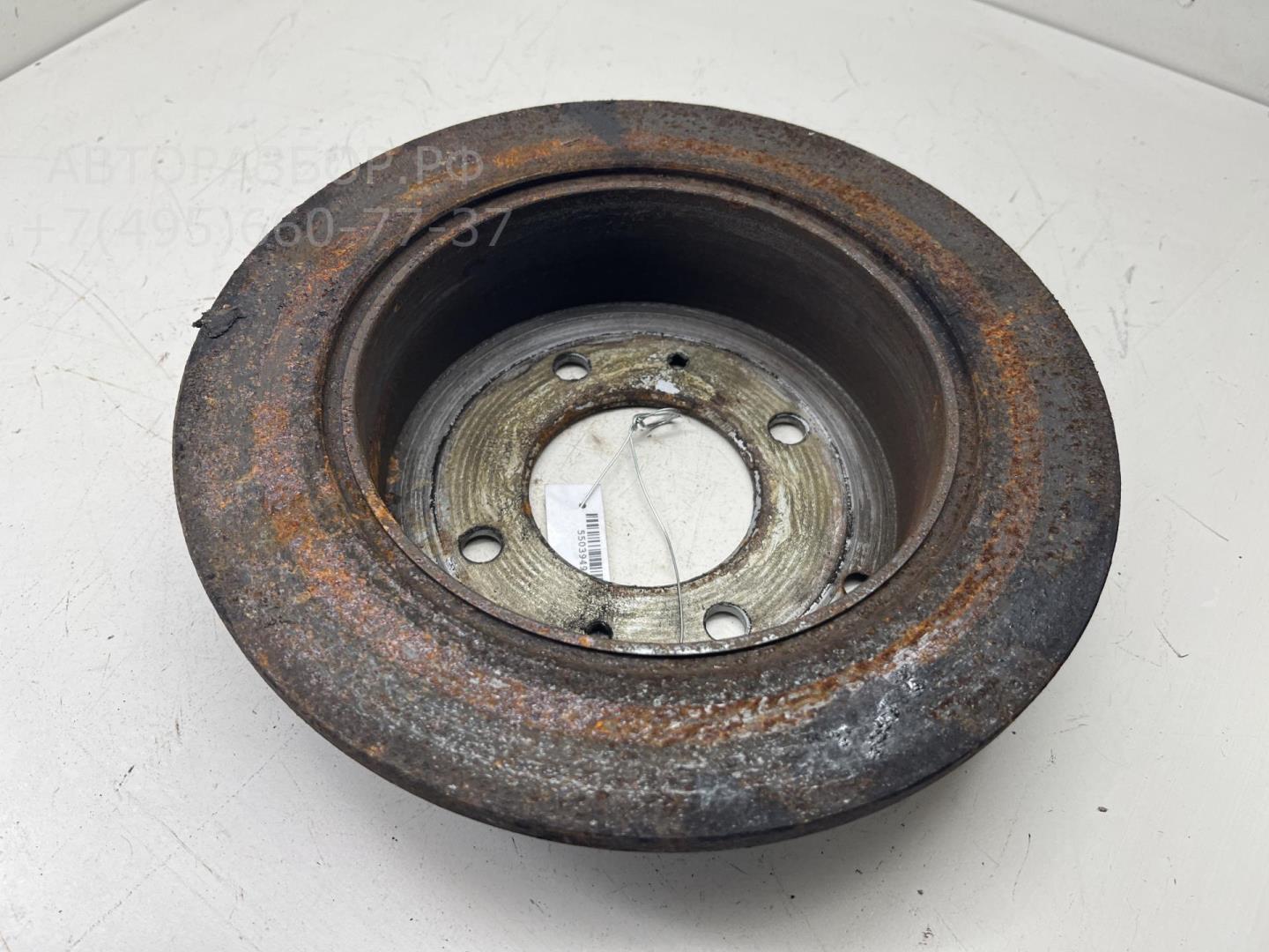 Диск тормозной задний