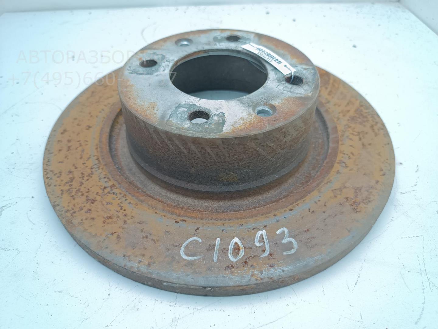 Диск тормозной задний