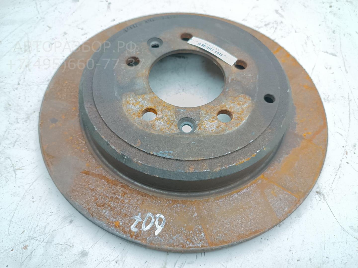 Диск тормозной задний