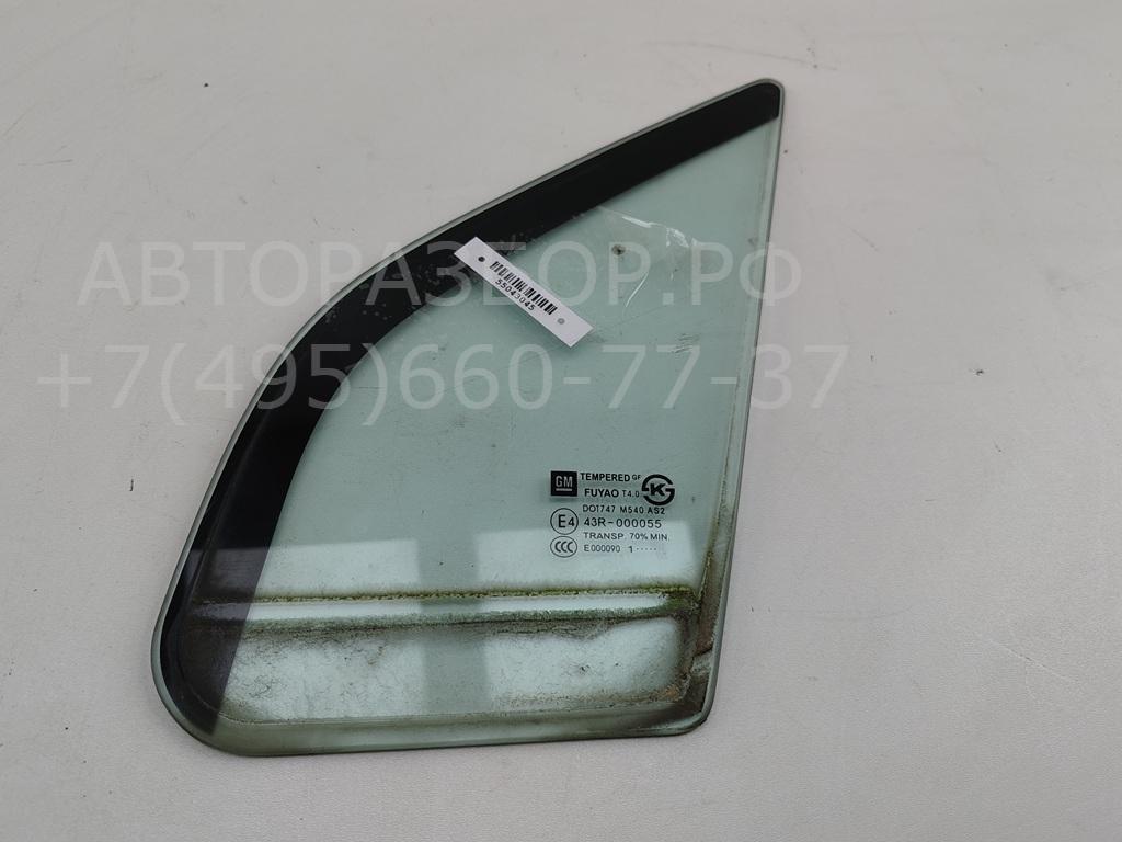 Стекло двери передней левой (форточка)