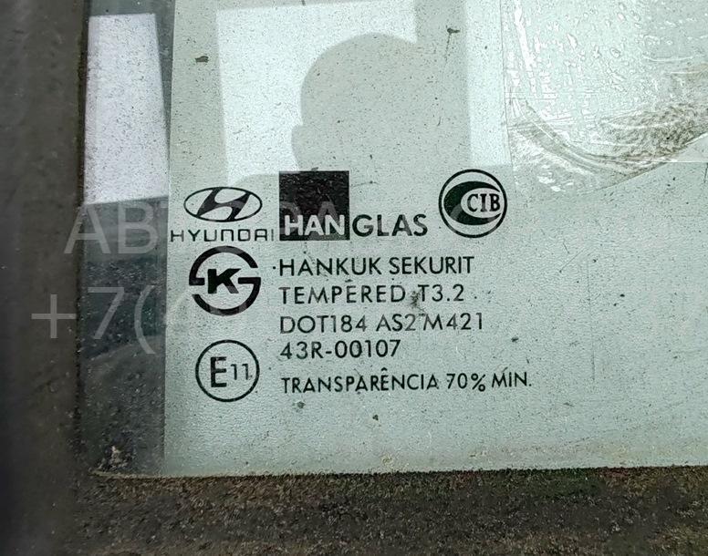 Стекло двери задней правой (форточка)