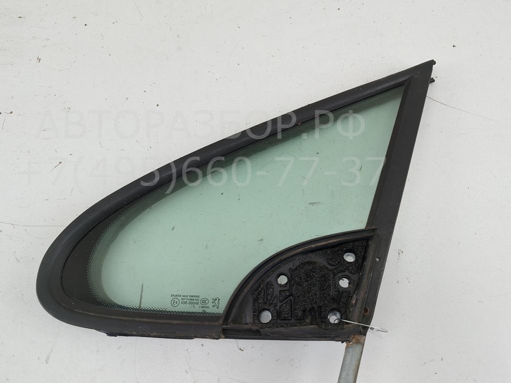 Стекло двери передней левой (форточка)