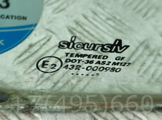 Стекло кузовное глухое правое