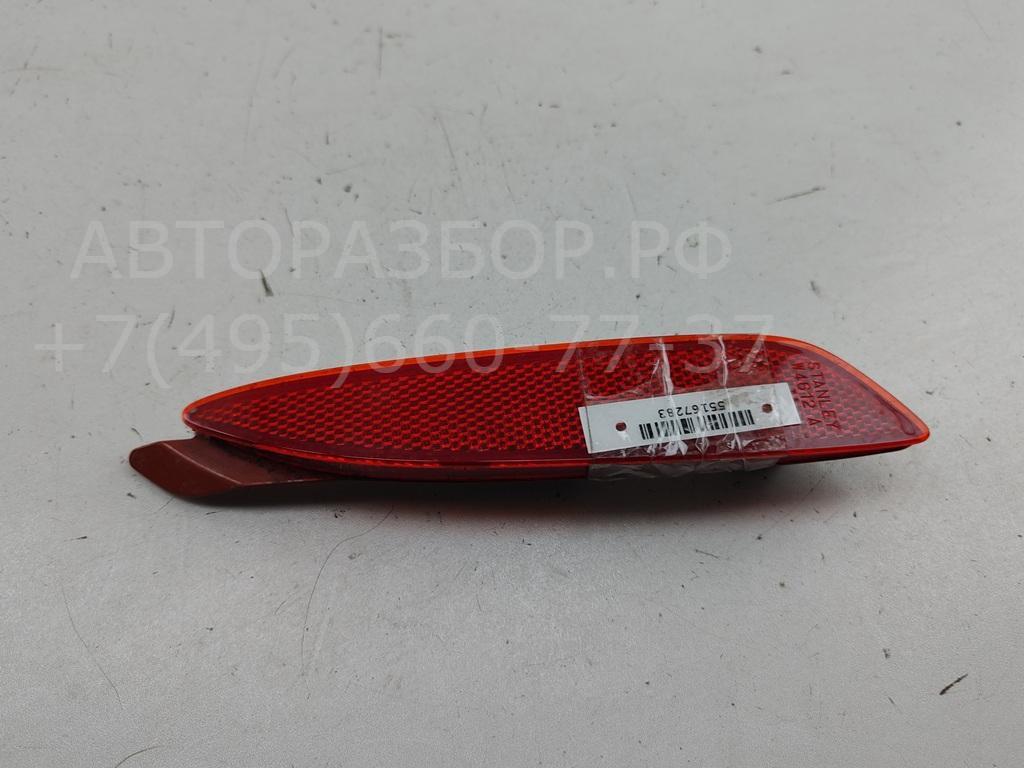 Отражатель в бампер задний правый