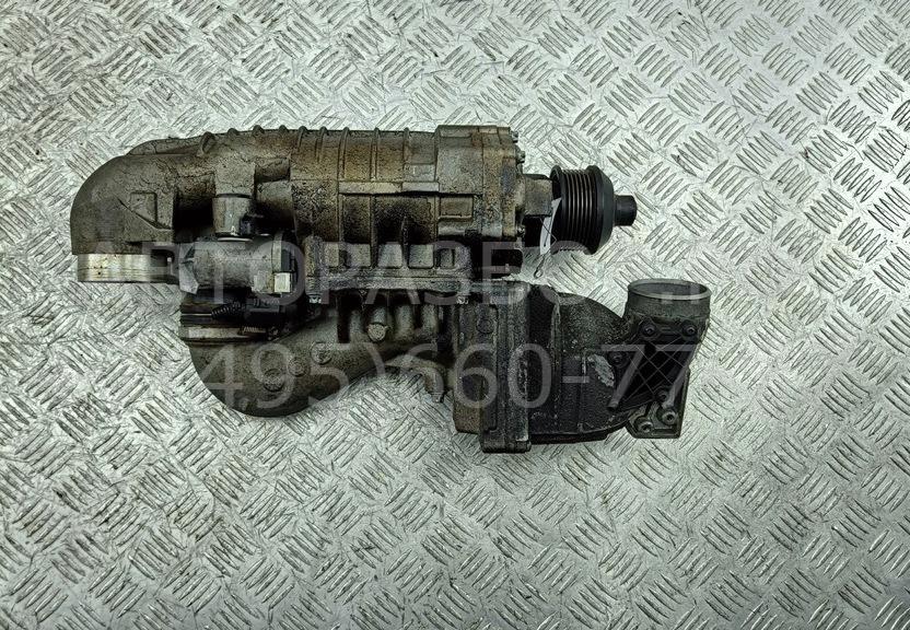 Коллектор с турбокомпрессором (турбиной)