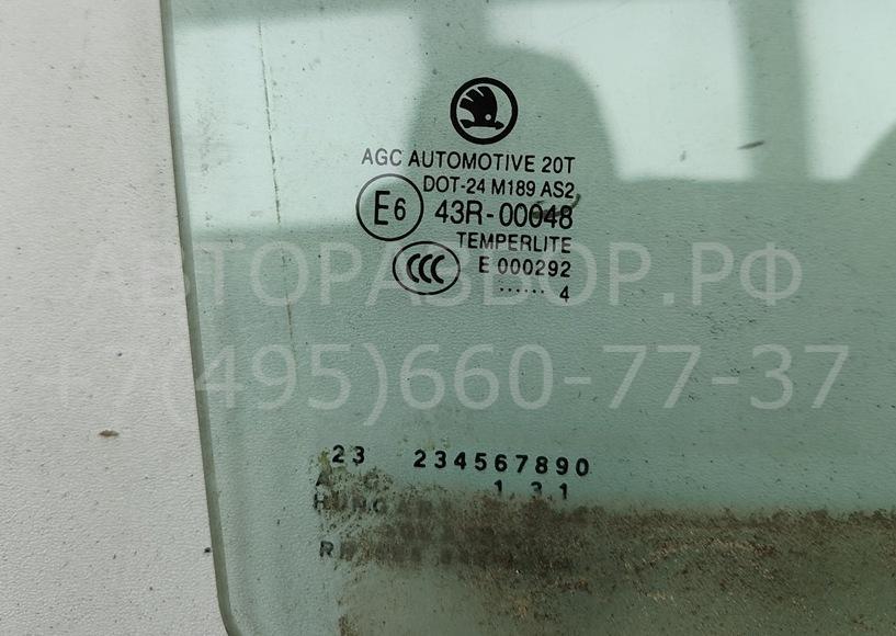 Стекло двери задней правой