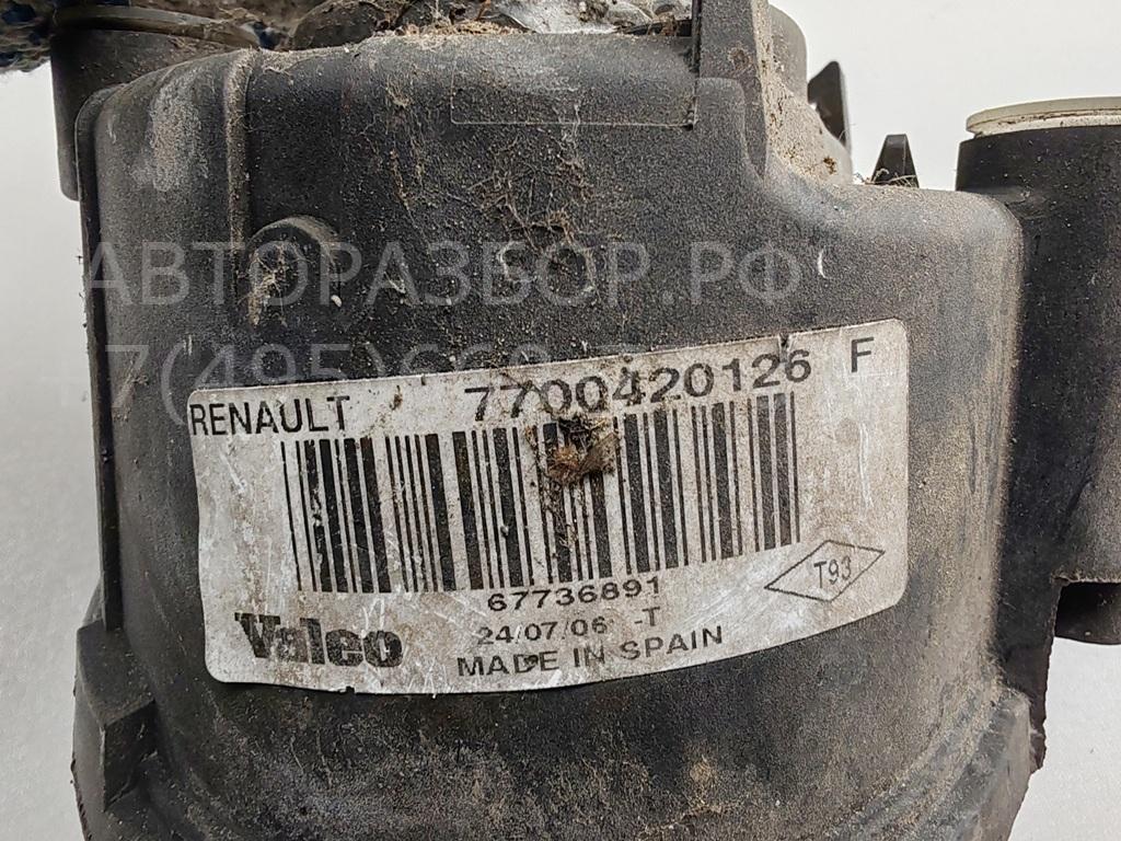 Фара противотуманная левая для Kangoo (KC#) 1997-2007