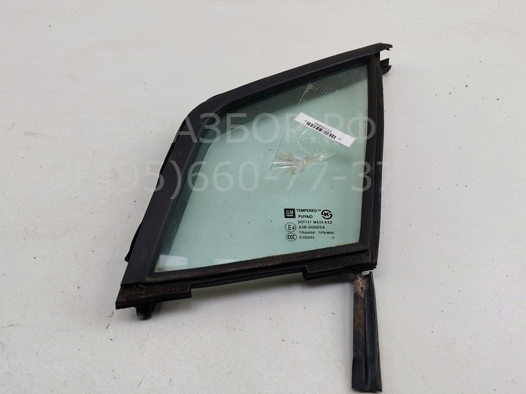 Стекло двери передней левой (форточка)