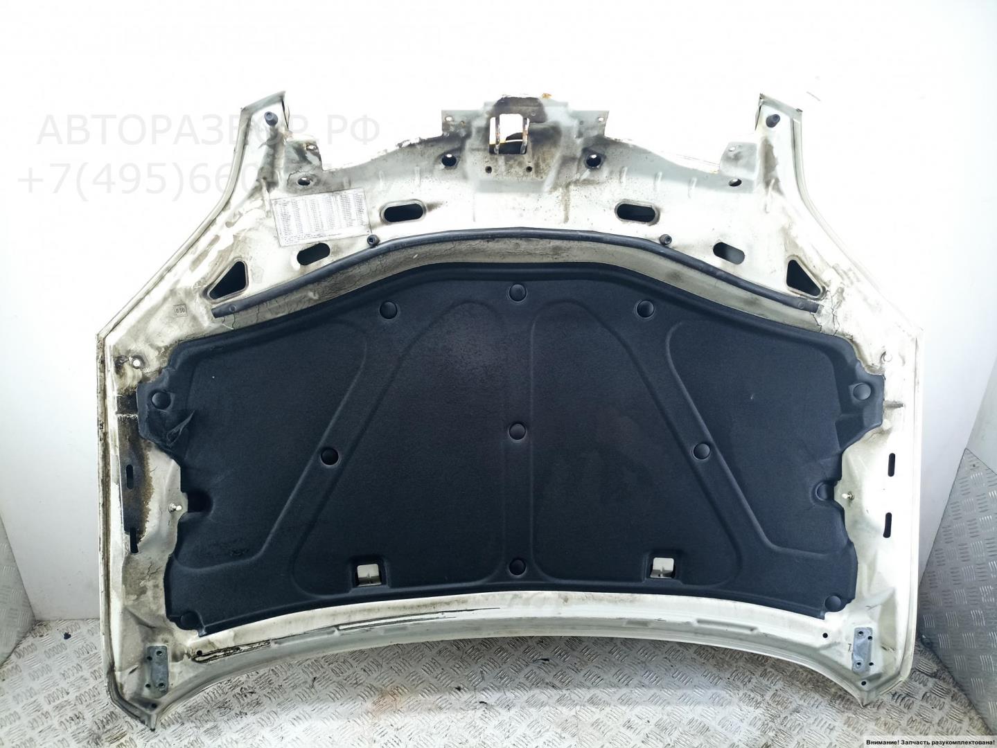 Шумоизоляция капота