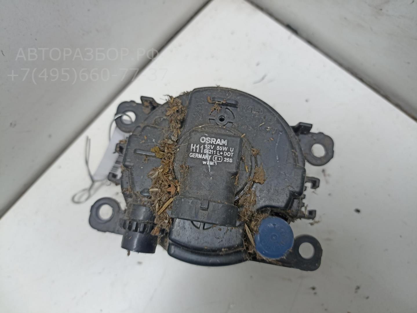 Стекло фары противотуманной правой