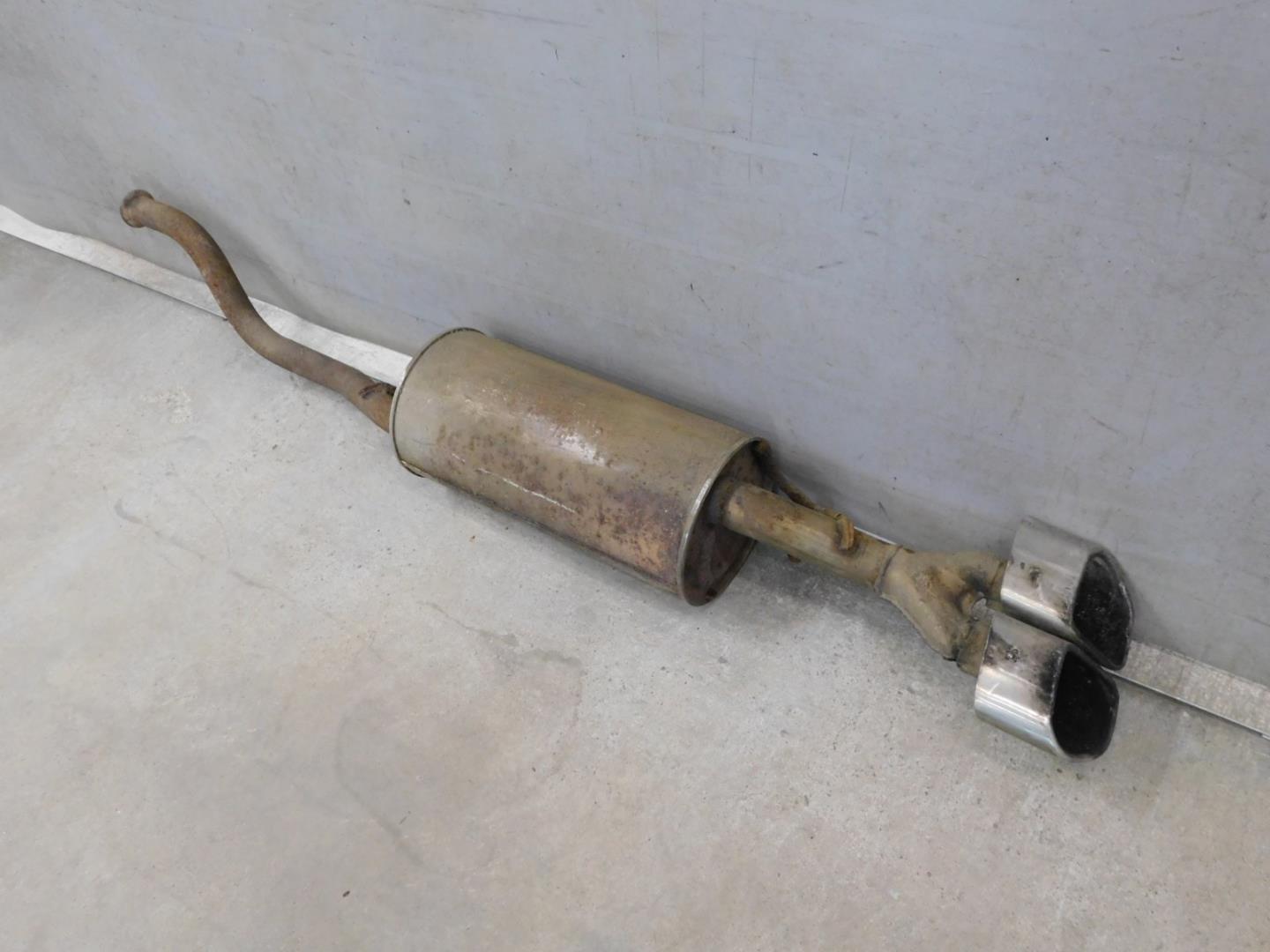 Глушитель задняя часть