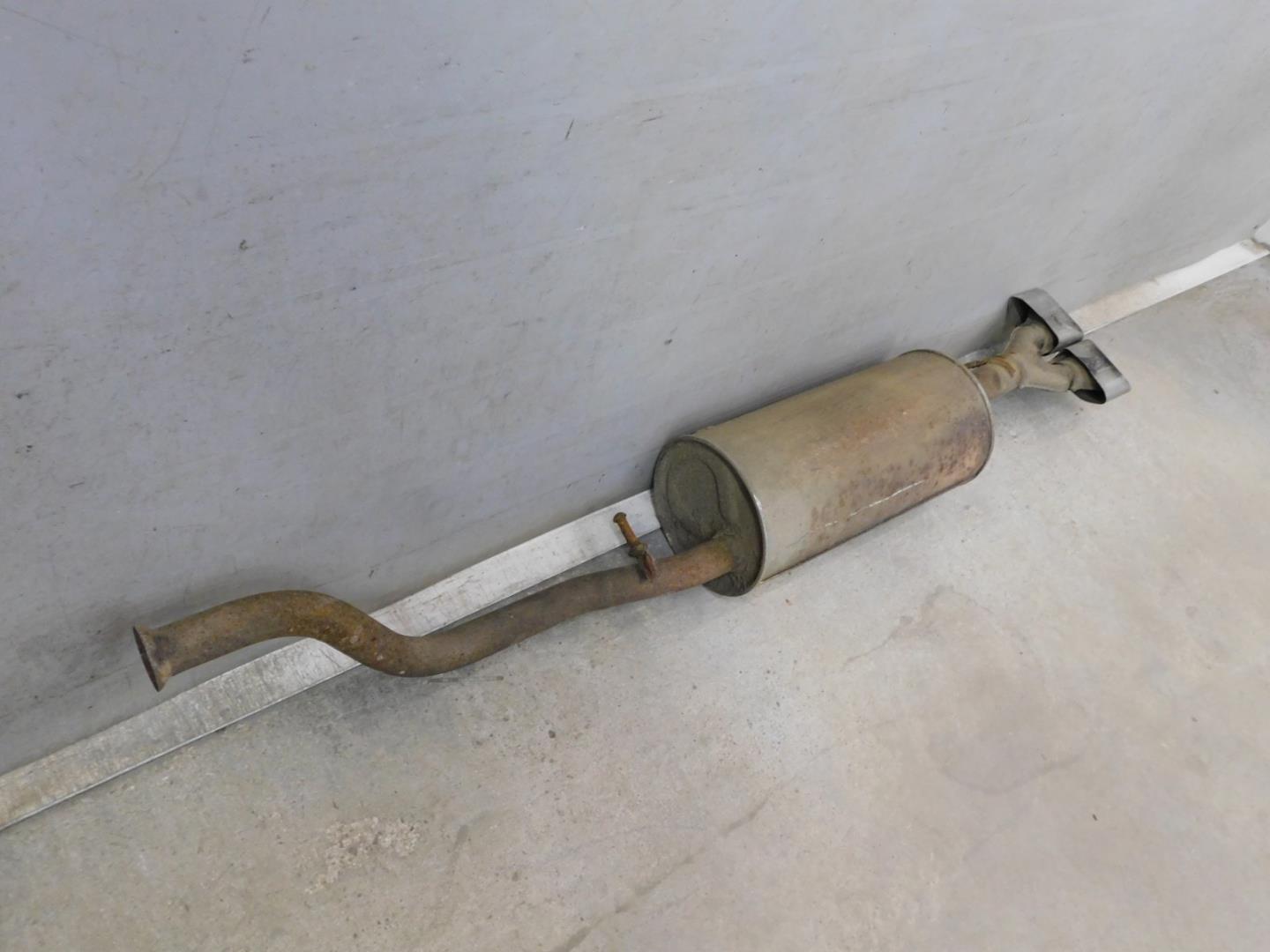 Глушитель задняя часть