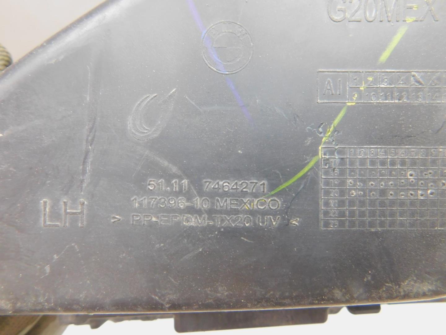 Решетка в бампер левая