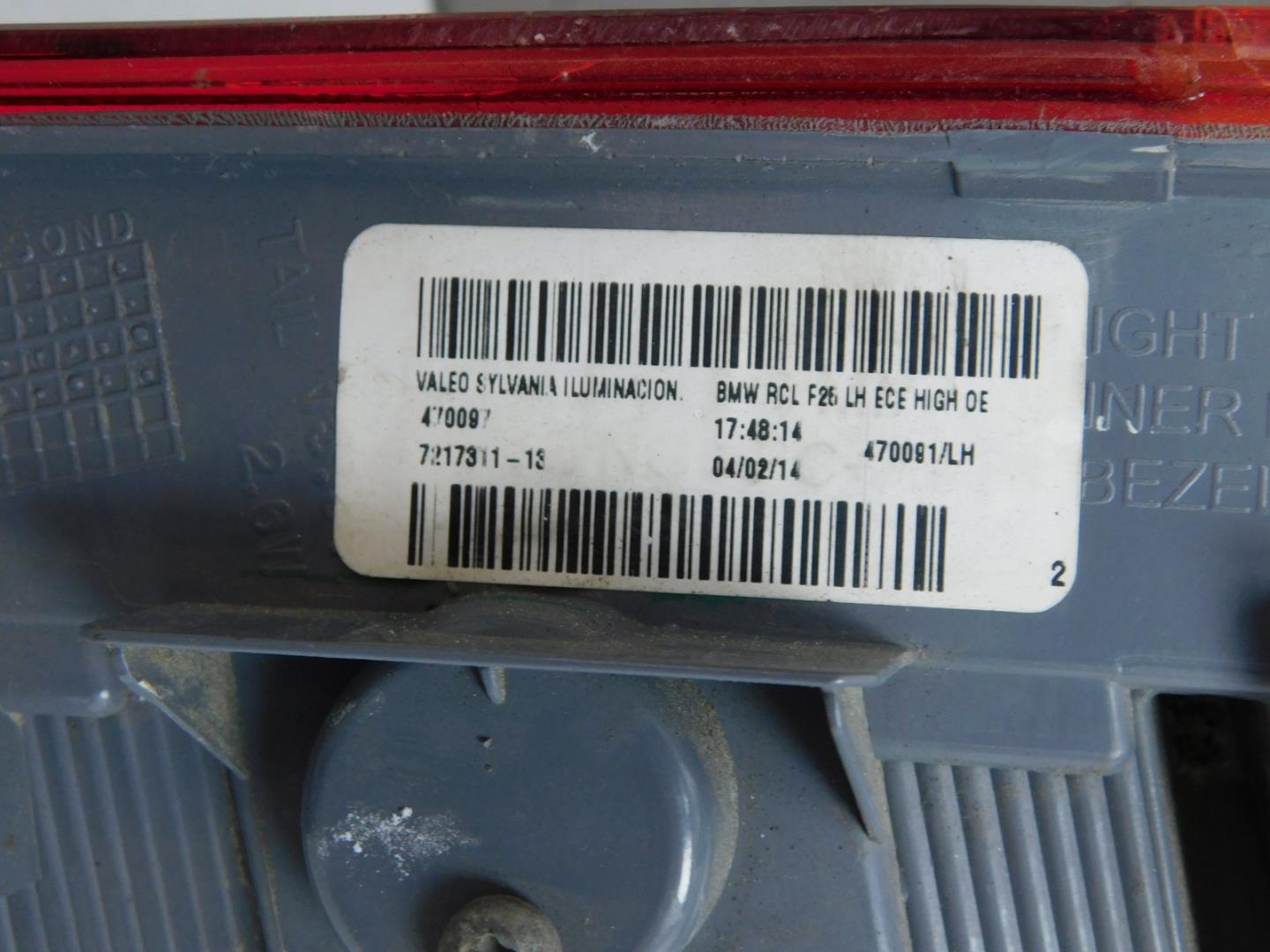 Фонарь задний наружный левый