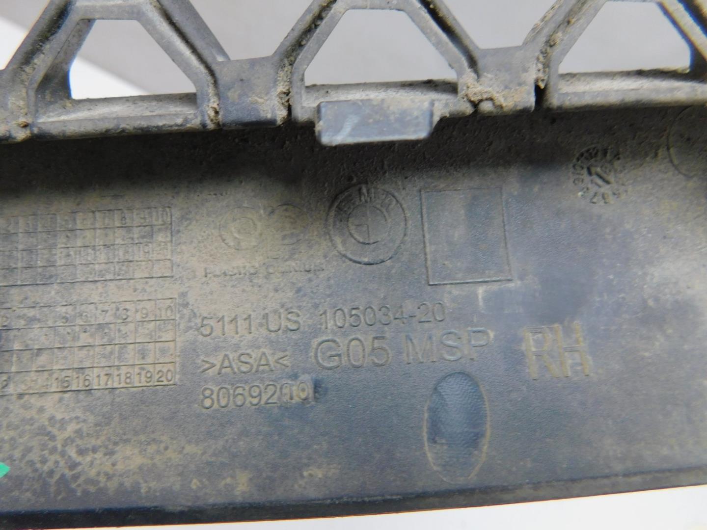 Решетка в бампер правая