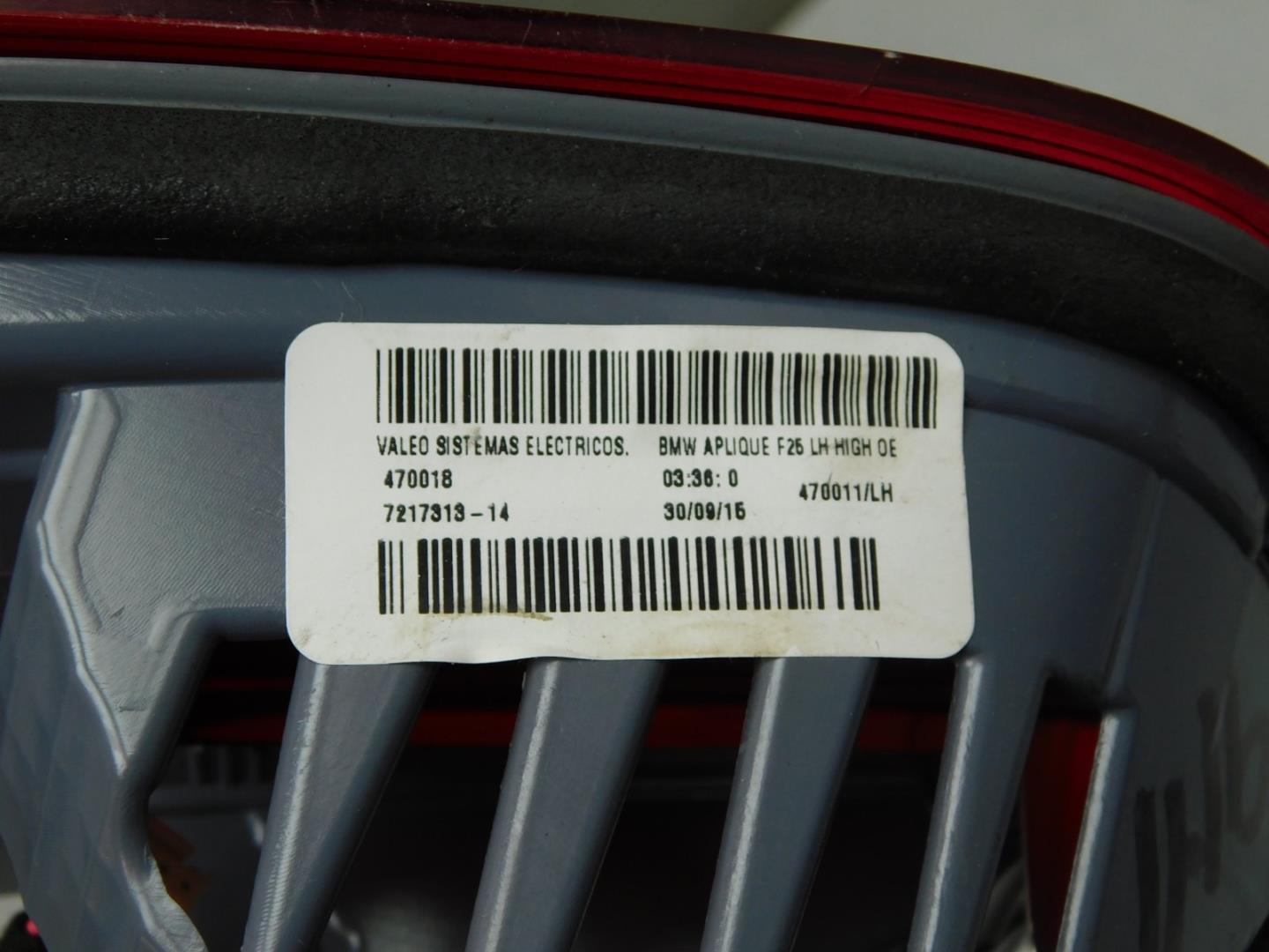 Фонарь задний внутренний левый