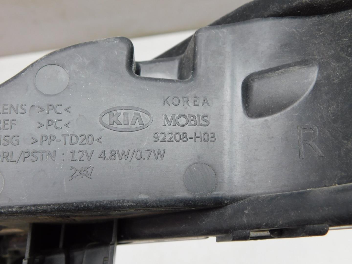 Габарит передний правый