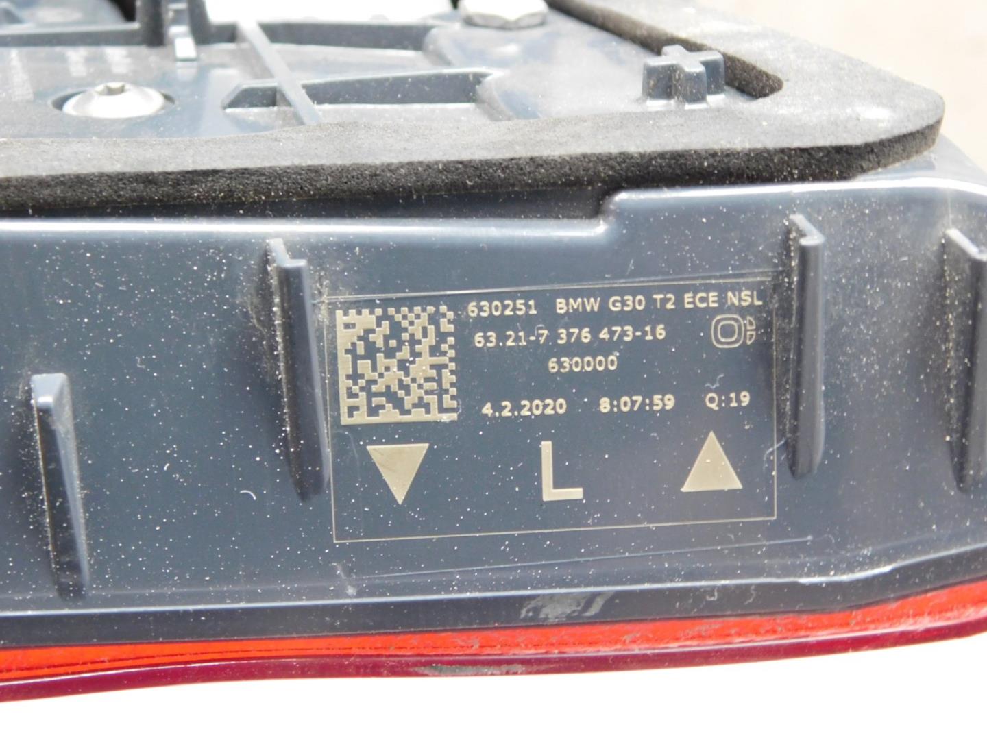 Фонарь задний внутренний левый