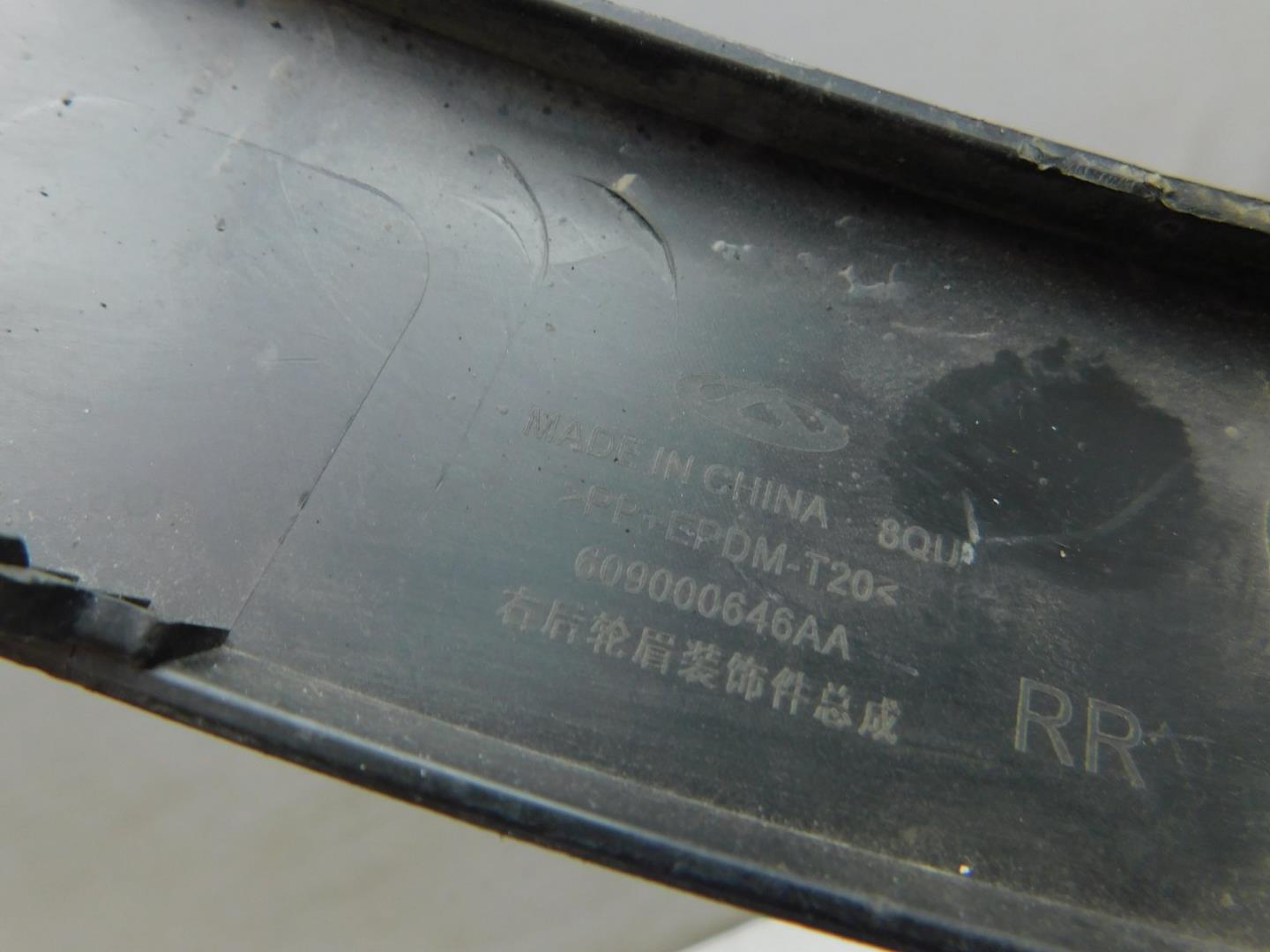 Накладка заднего крыла правого