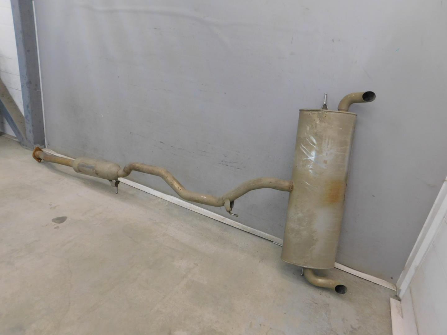 Глушитель задняя часть