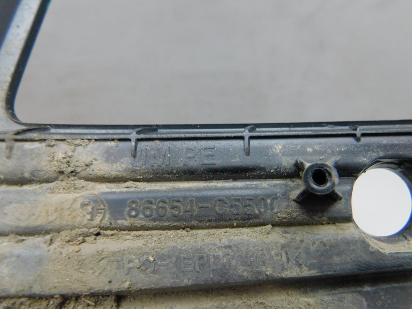 Накладка заднего бампера правая