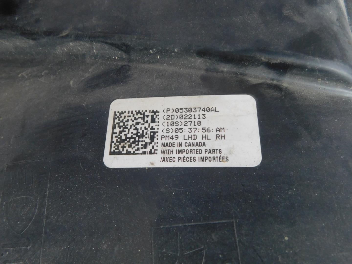 Фара правая