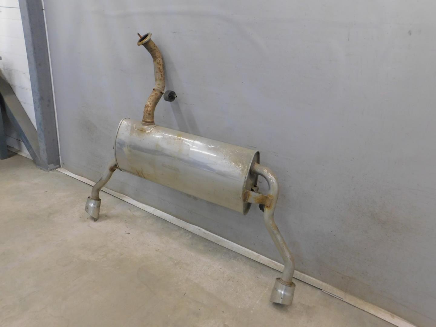 Глушитель задняя часть