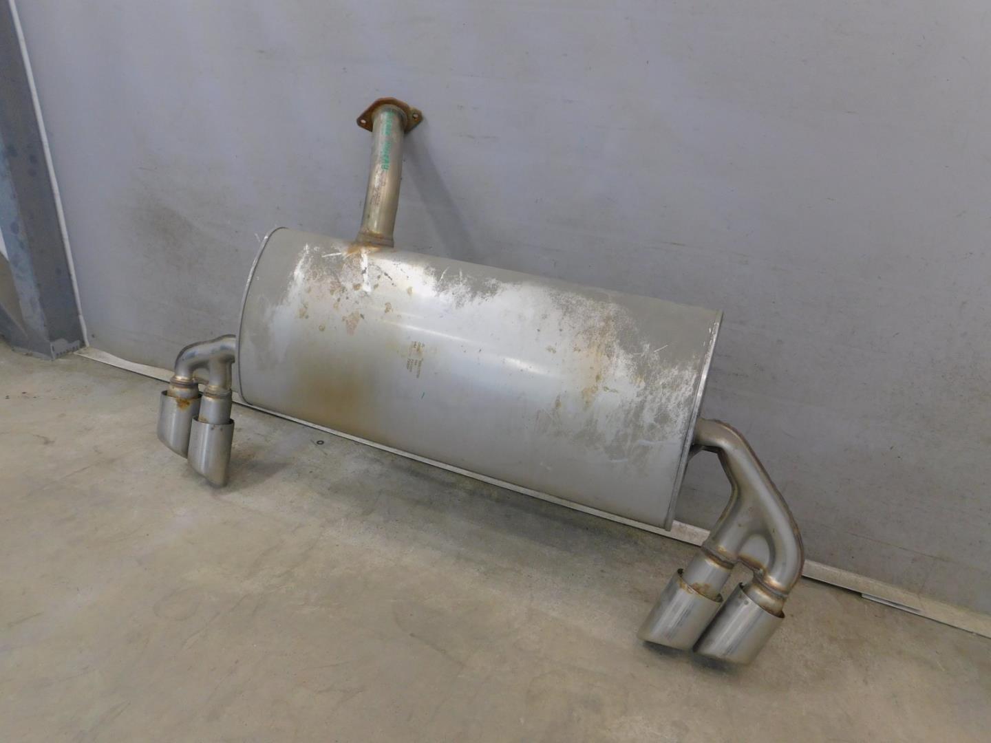 Глушитель задняя часть