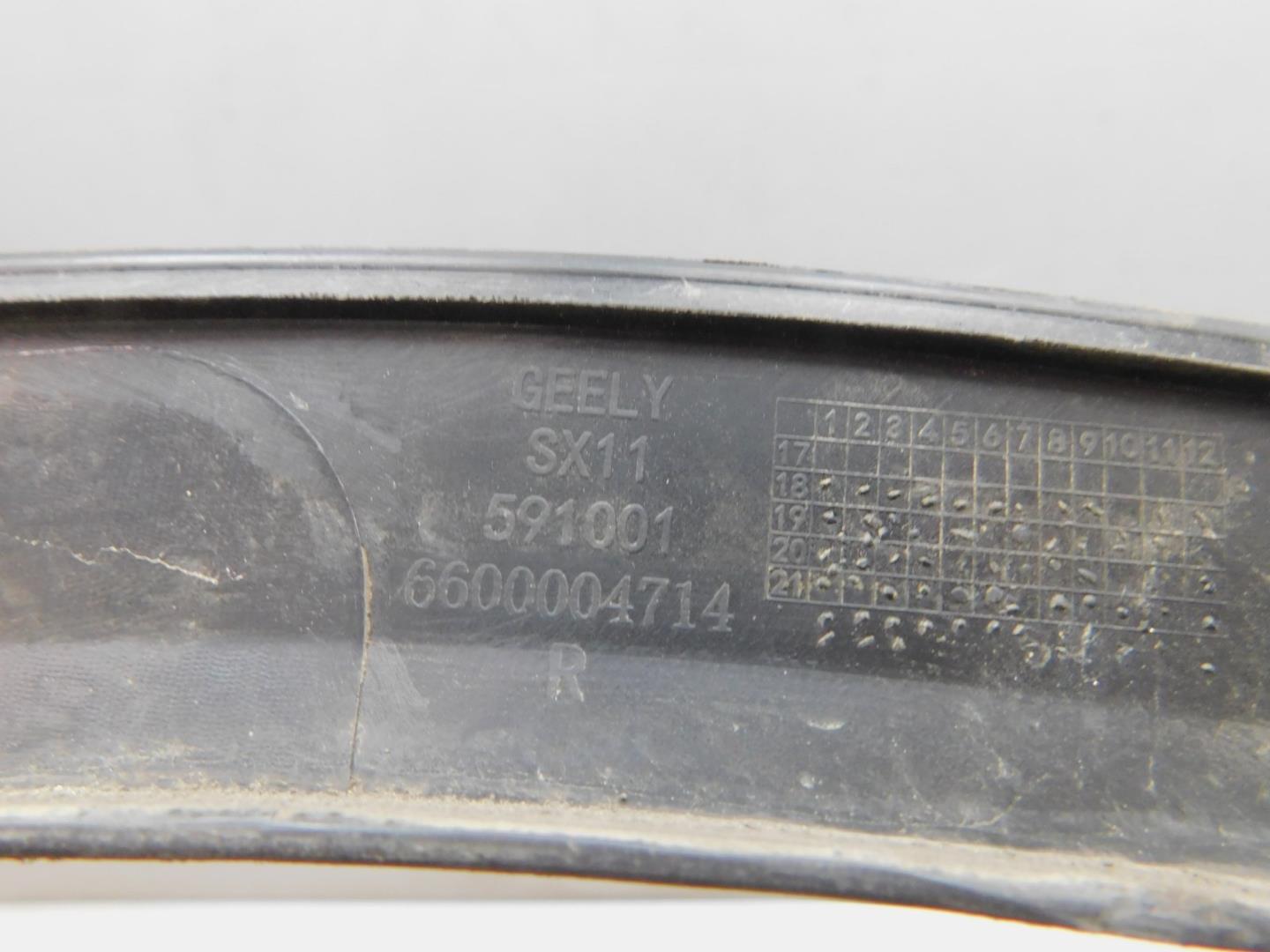 Накладка переднего крыла правого