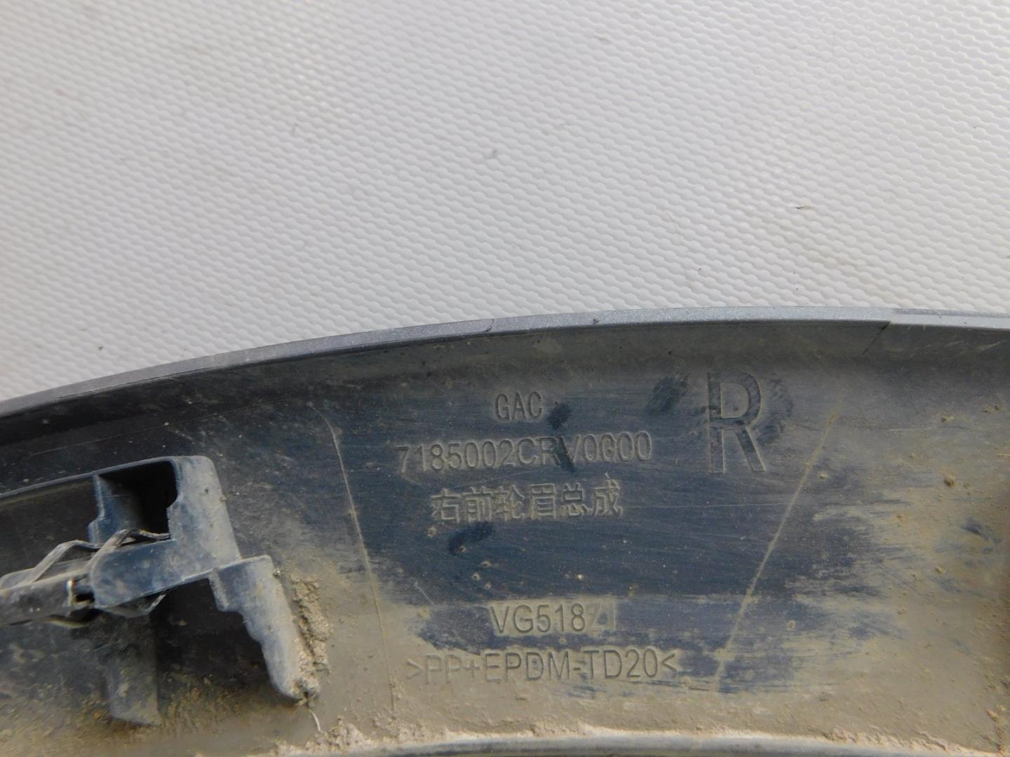 Накладка переднего крыла правого