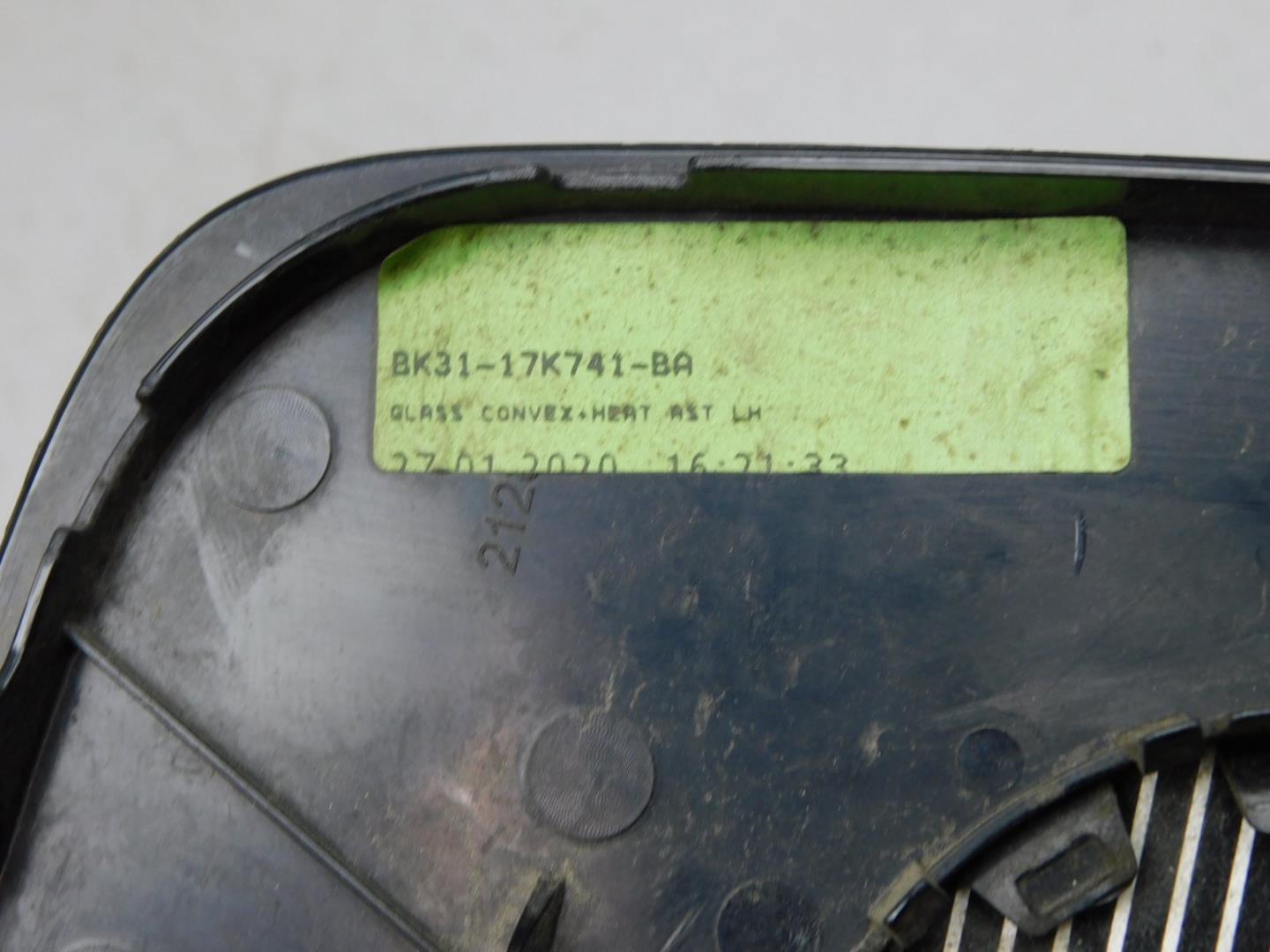 Стекло зеркала электрического левого