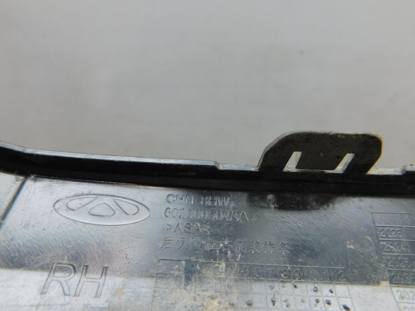 Накладка заднего бампера правая