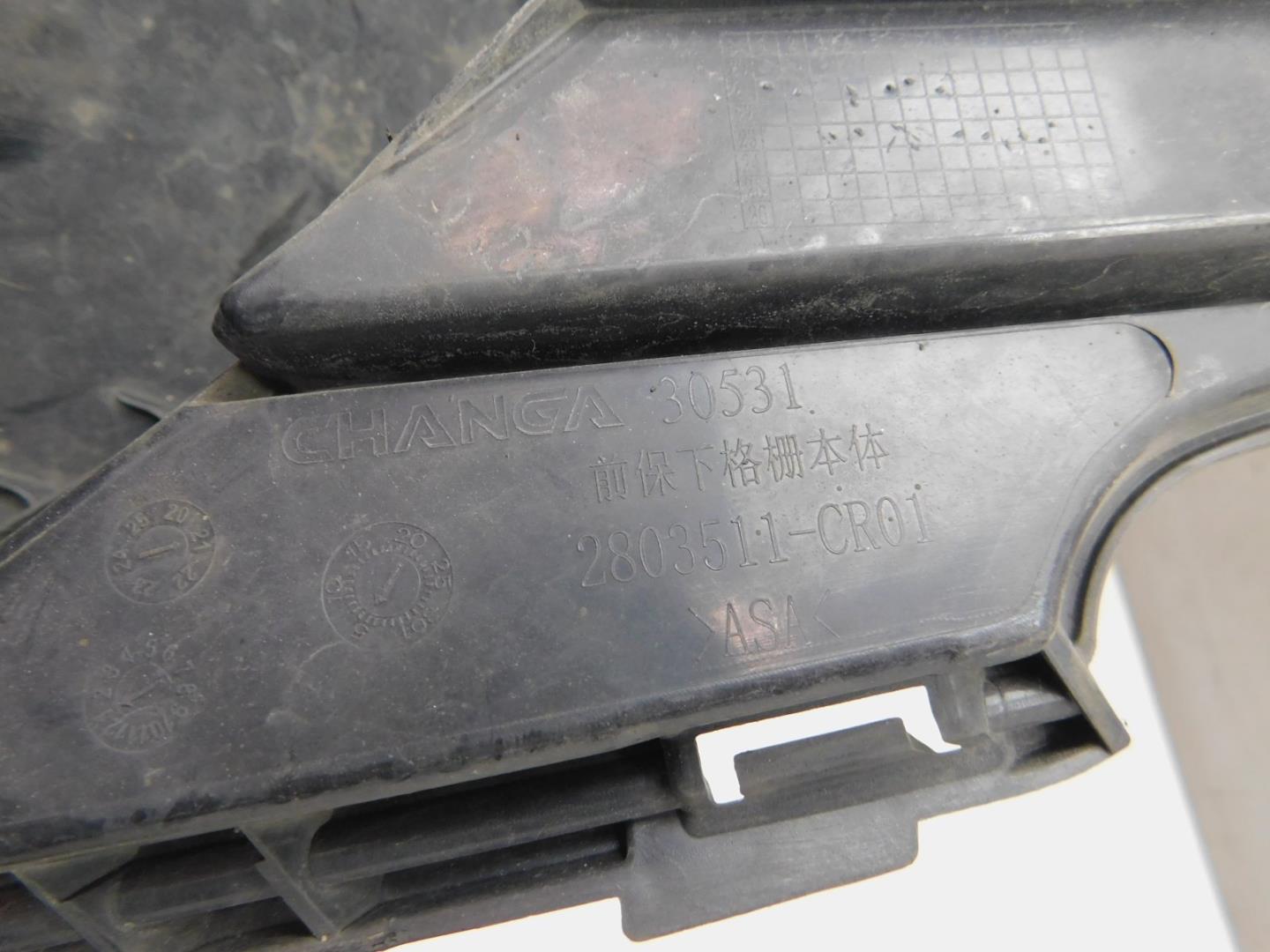 Решетка в бампер центральная