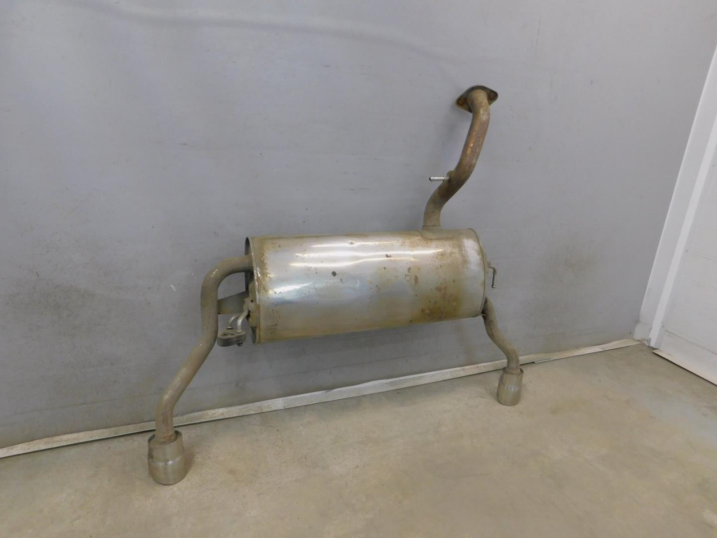 Глушитель задняя часть