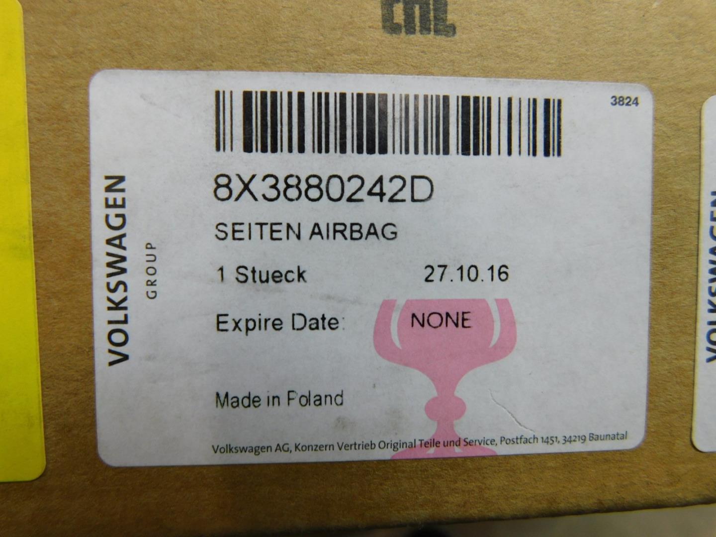 Подушка безопасности боковая (в сиденье)