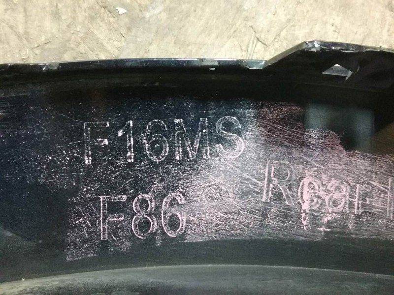 Накладка заднего крыла правого