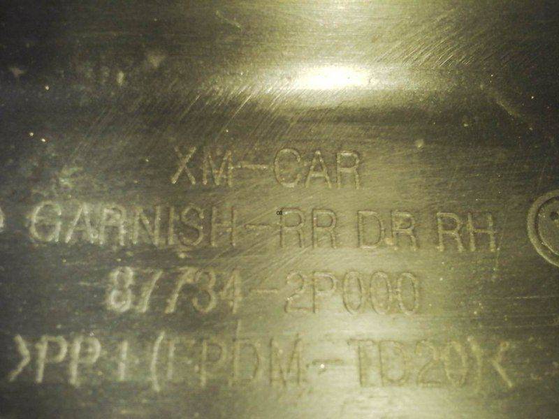 Накладка двери задней правой