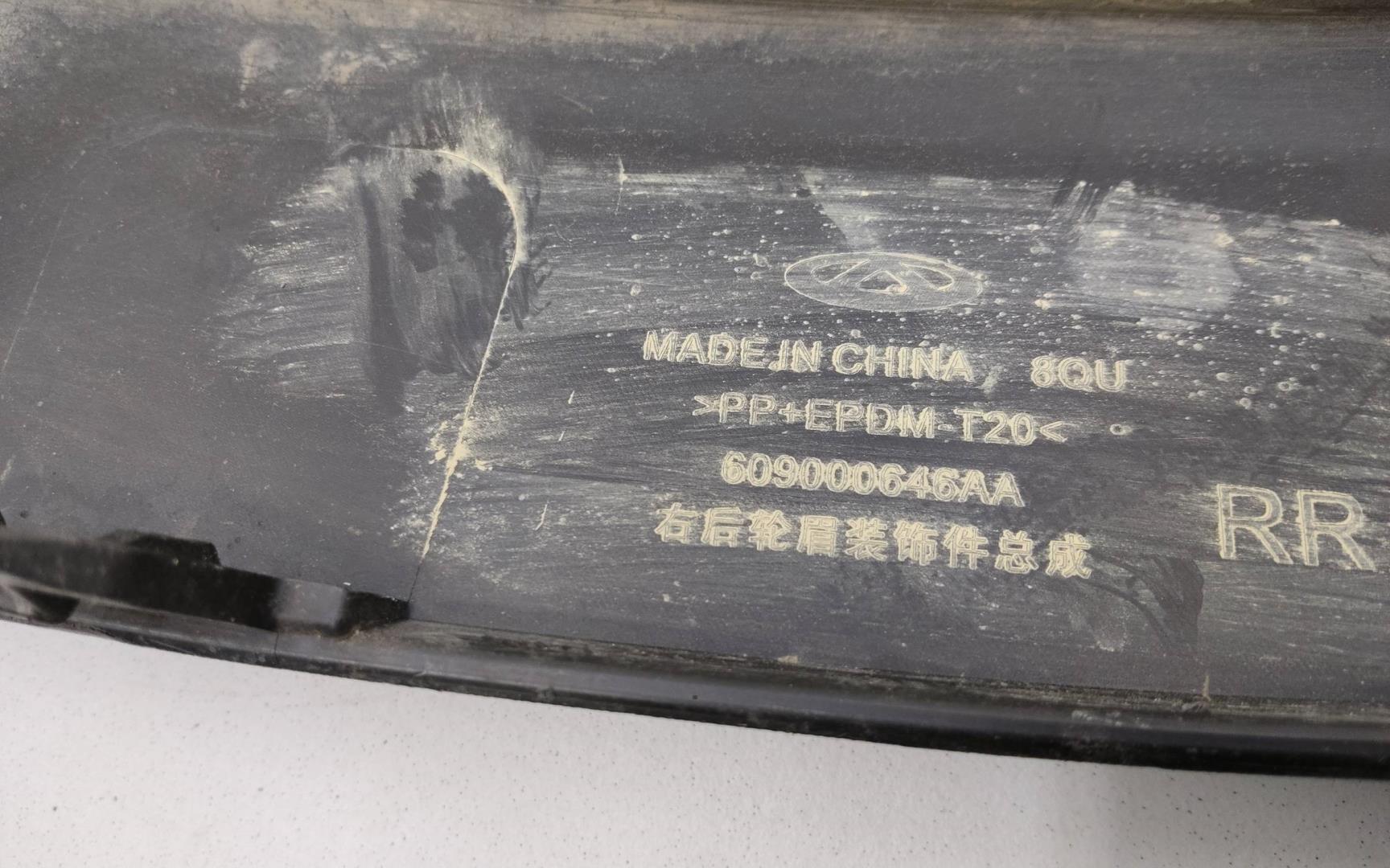 Накладка заднего крыла правого