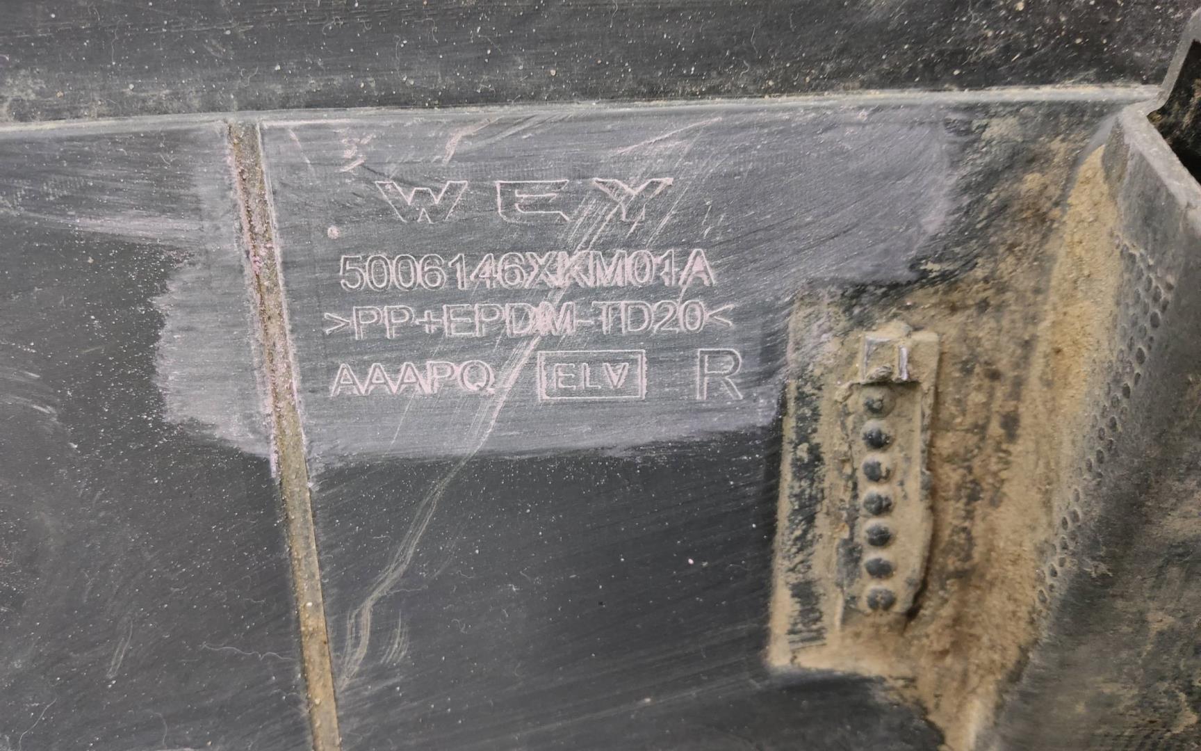 Накладка переднего крыла правого