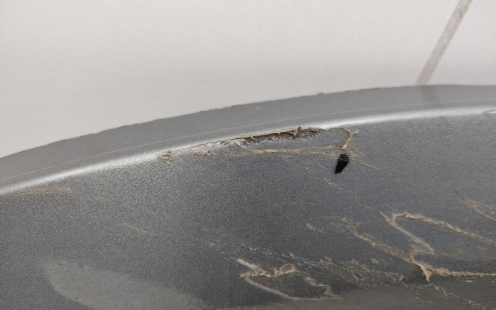 Накладка заднего крыла левого