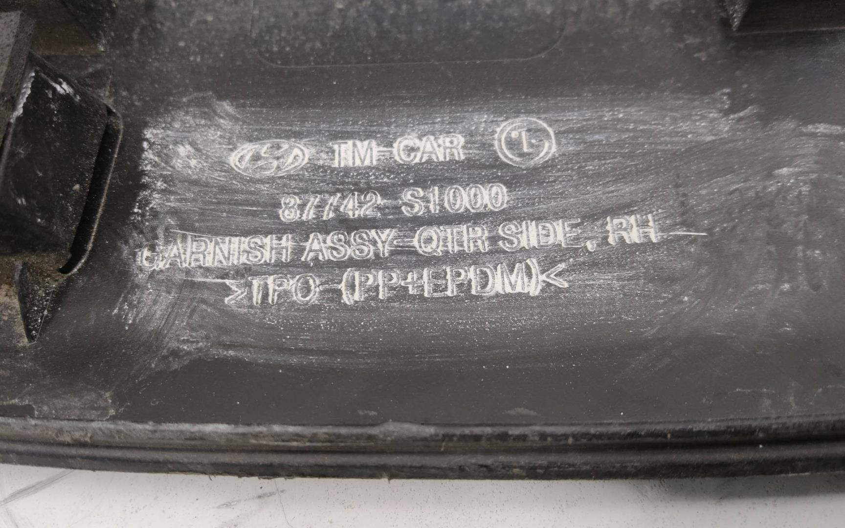 Накладка заднего крыла правого