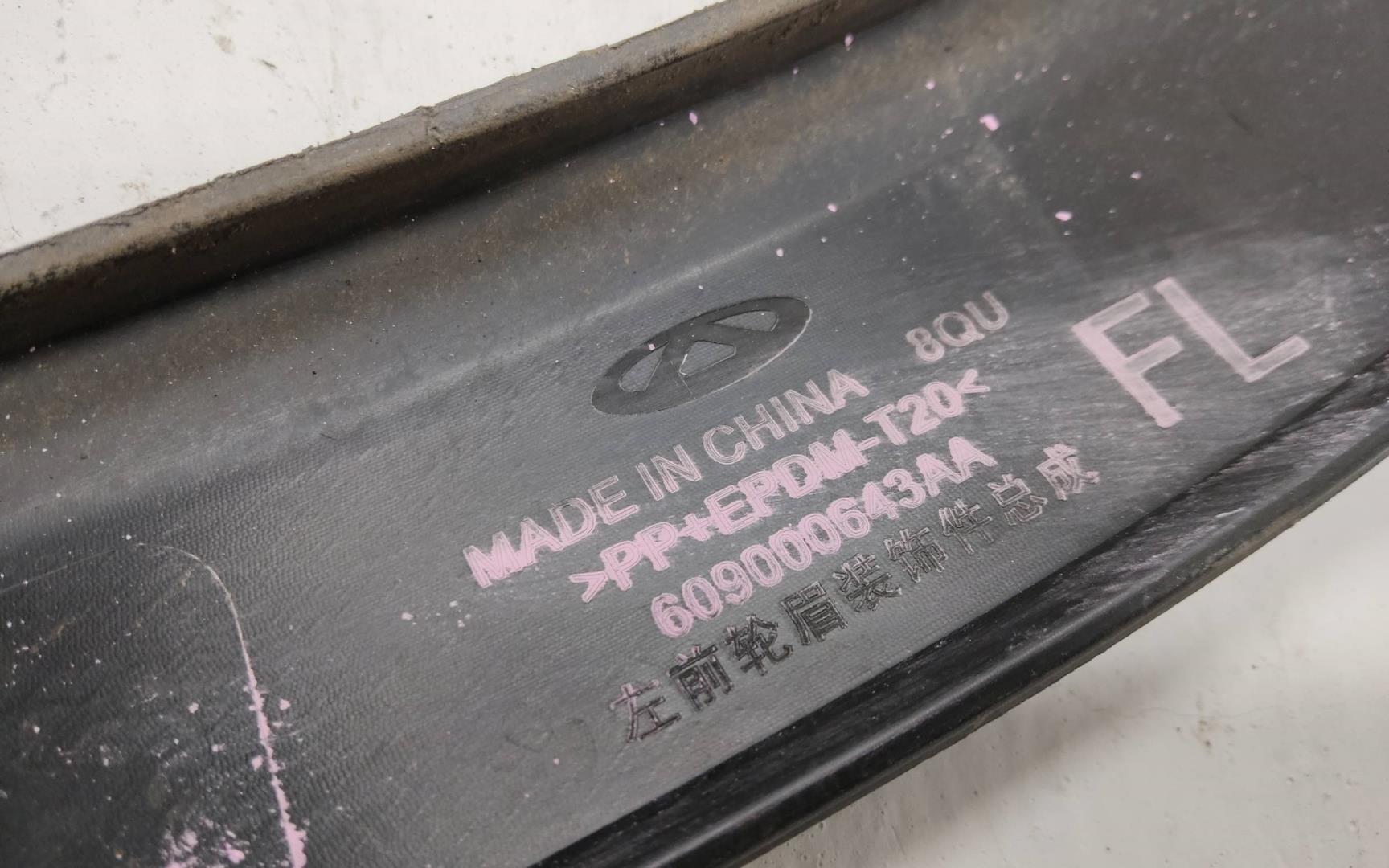 Накладка переднего крыла левого